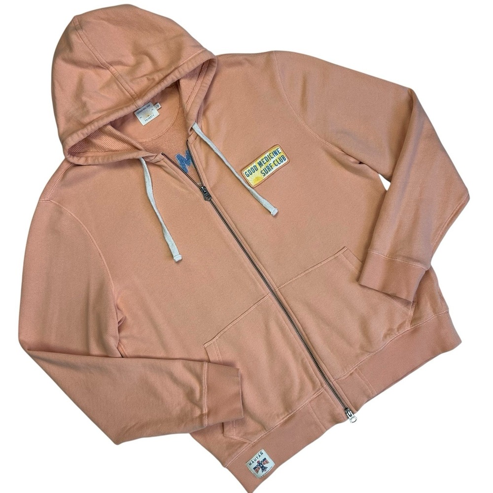 Steven Paul Judd x Faherty Good Medicine Surf Club Zip Hoodie Sweatshirt Men L
